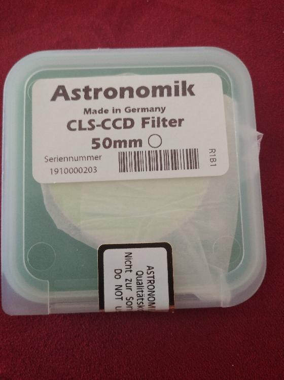 filtre CLS ASTRONOMIK 50 mm non monté 