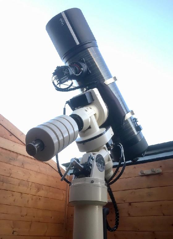 T300 Newton/Cassegrain carbone - monture équatoriale F60a Axis Instruments - CCD - Armoire de pilotage Remote