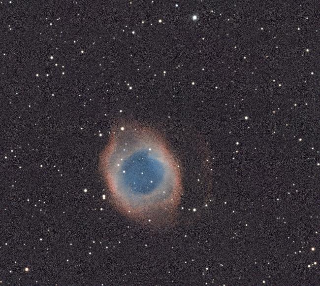 NGC7293 en L-RVB (nébuleuse de l'Hélice)