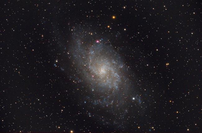 M33... après petit post-traitement Lightroom