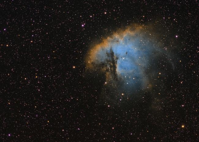 Pacman (NGC281) tout SHO