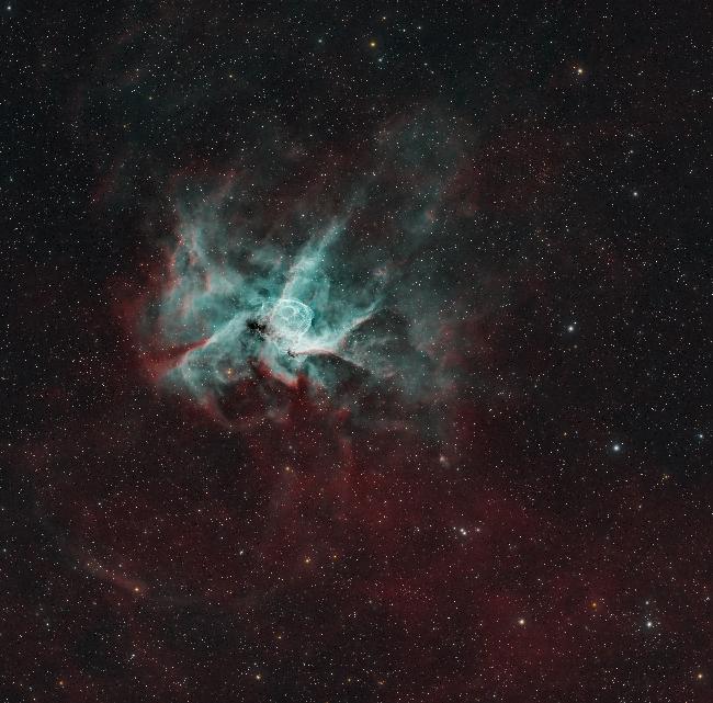 Le Casque de Thor (NGC2359) en HOO