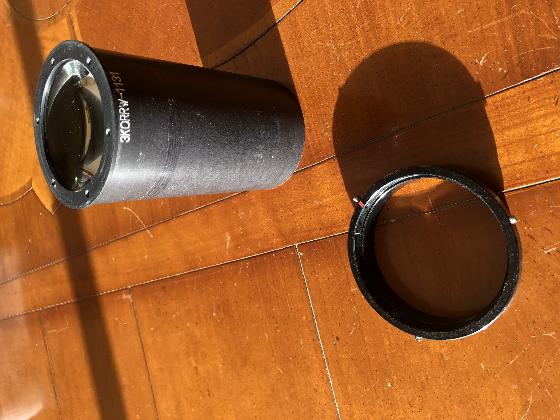 Télescope ASA 10 avec son focuser ASA et son correcteur de Wyne 3'