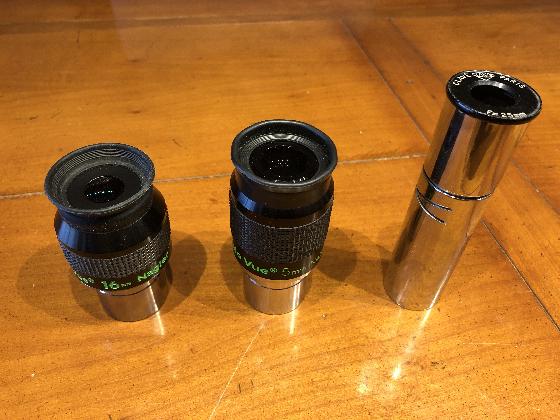  Oculaires Televue et Clavé