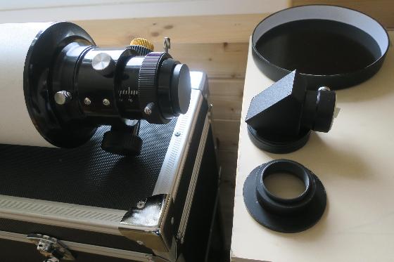 L130 TS APO F5 correcteur intégré au focuseur