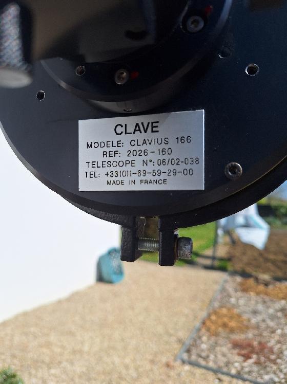 Clavius 166 + azgti + trépied vixen