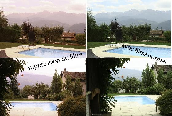 Canon 350D defiltré avec sonde et correcteur Hotech