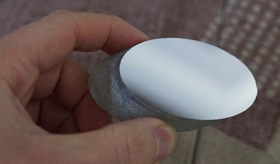 Miroir plan elliptique de 45 mm