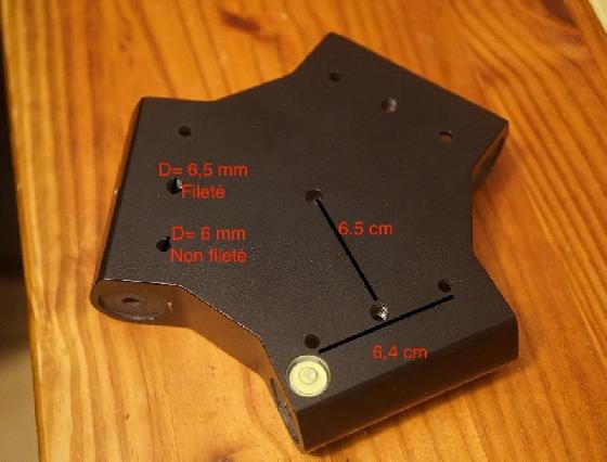 Adaptateur Losmandy pour trepied Berlebach