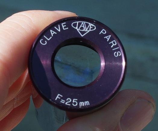 Oculaire Clavé 25 mm chromé