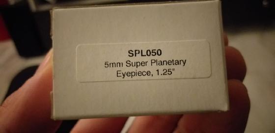 Astro-Physics SPL 5 mm & Pentax smc 0-7