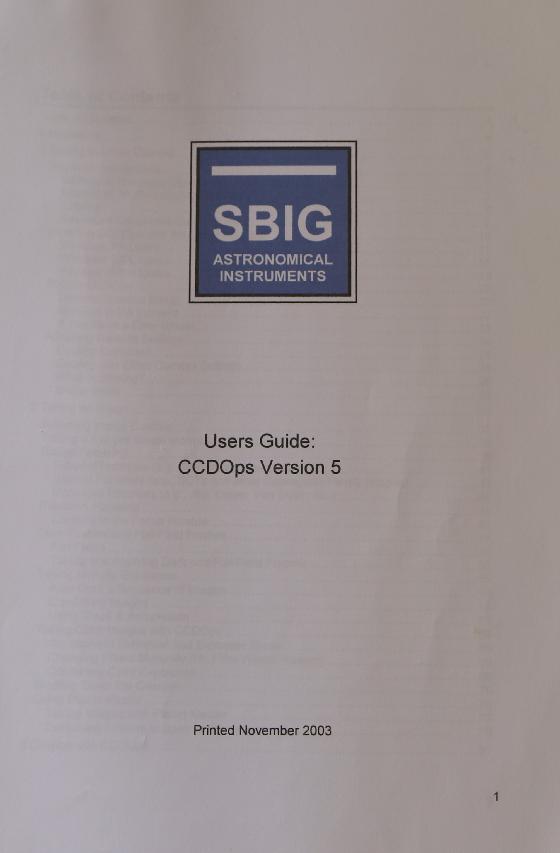 camera SBIG STM_8300 monochrome