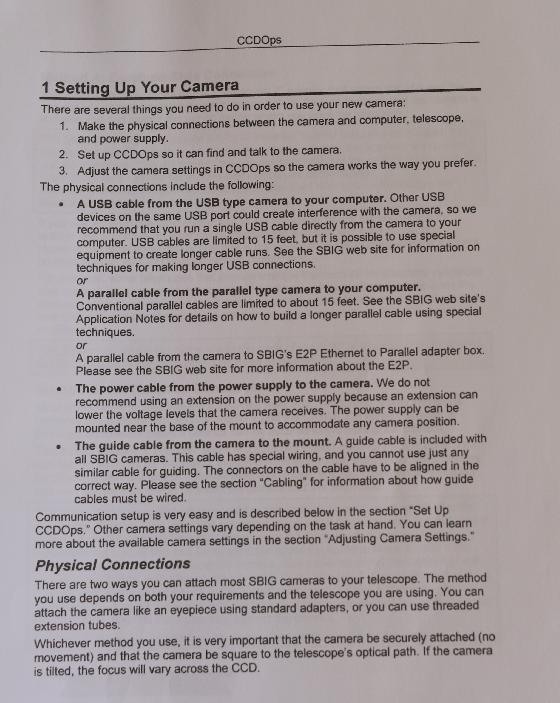 camera SBIG STM_8300 monochrome