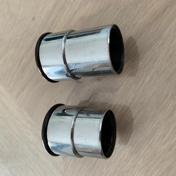 Oculaires Clavé 8 et 12mm chromés au coulant 27mm