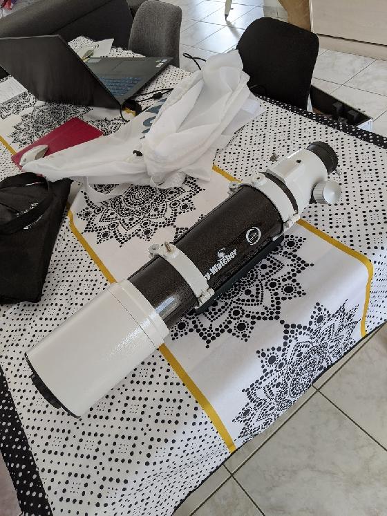 lunette 80ED Skywatcher série Black Diamond Dual Speed + correcteur 0.85