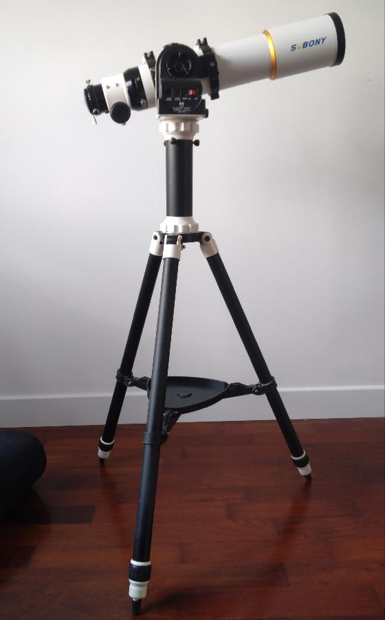 Lunette 80ed sur monture GoTo WiFi AZ-GTI
