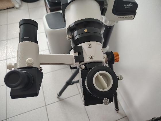 Lunette astronomique 102 ED F/7 dual speed 1:10 réticulé renvoi diélectrique 