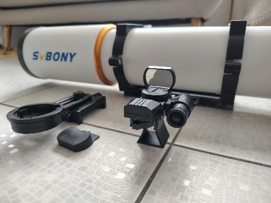 Lunette astronomique 102 ED F/7 dual speed 1:10 réticulé renvoi diélectrique 