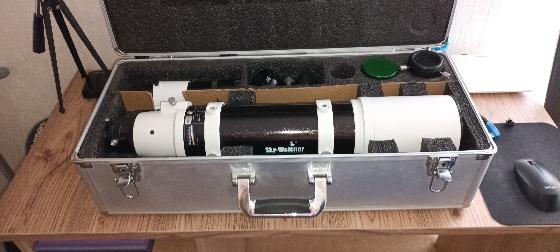 Lunette sky-watcher 80 ED dual speed avec accessoires