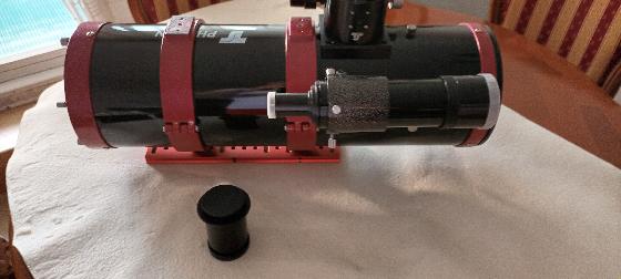 télescope Newton avancé TS Photon 6"F4 tube métal + correcteur de coma TS Optics 0.95 Maxfield 3 éléments monture 2"  + changement porte oculaire monorail  plus performant 