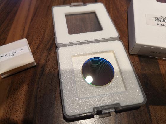 Filtre H-alpha ZWO 7nm 31 mm non monté