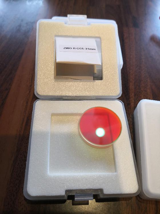 Set de filtres LRGB ZWO 31mm non montés