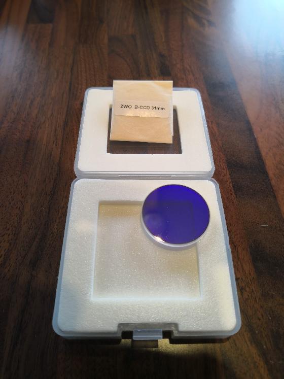 Set de filtres LRGB ZWO 31mm non montés