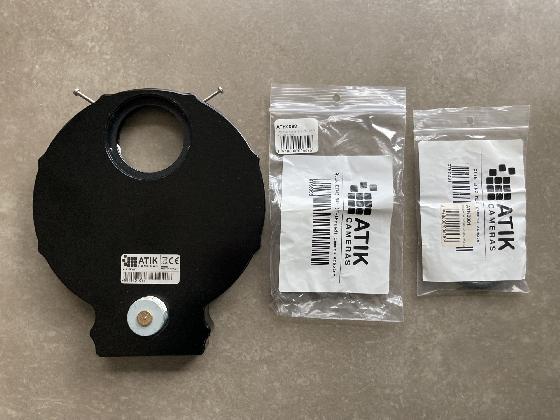 Roue à filtres  ATIK EFW2 5x50mm + carroussel 7x36mm