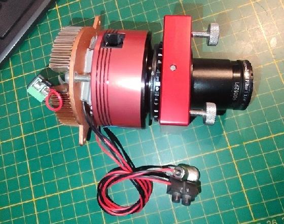 ZWO ASI 174mm, filtre Ha 7nm, filtre Ltype 2C, tilter