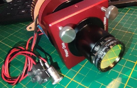 ZWO ASI 174mm, filtre Ha 7nm, filtre Ltype 2C, tilter