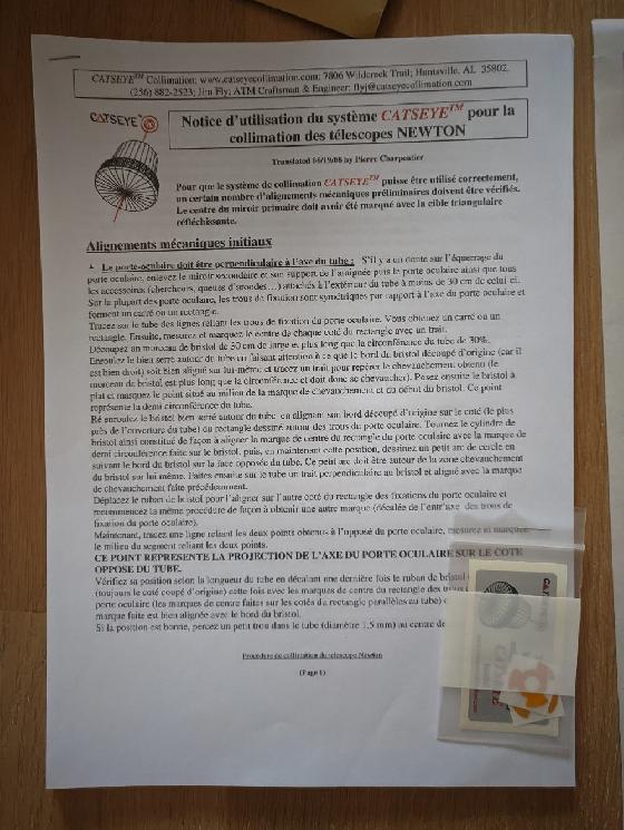 Kit de collimation Catseye complet