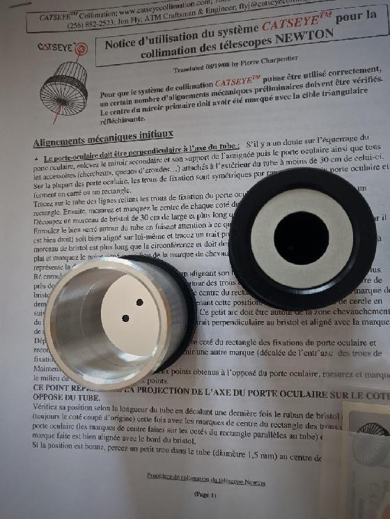Kit de collimation Catseye complet