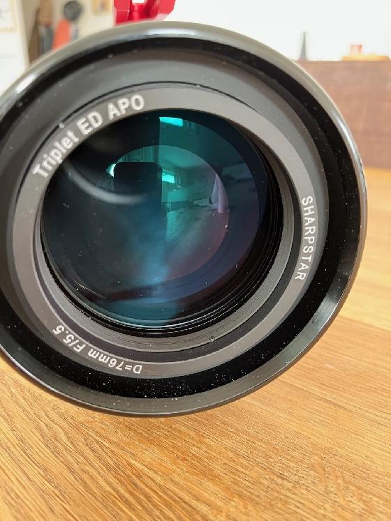 Sharpstar 76EDPH et réducteur 0,82x