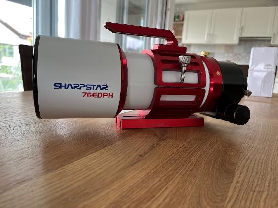 Sharpstar 76EDPH et réducteur 0,82x