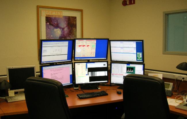 Gemini Sud : salle de contrôle. Chili, 2011