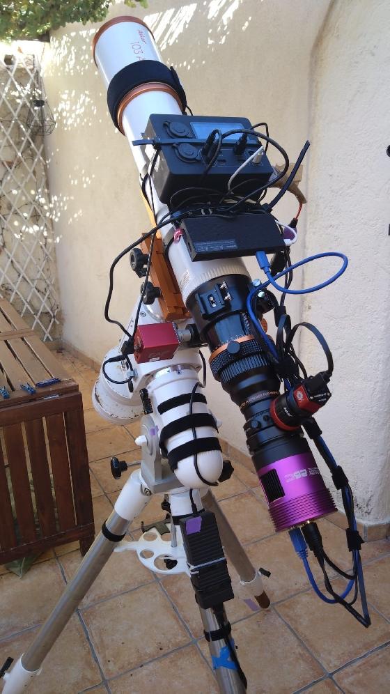 Askar 103/700 APO avec 1.0x et 0.8x