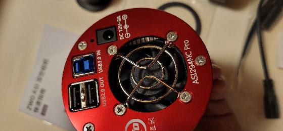 Camera asi 294mc pro + bande chauffante 