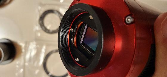 Camera asi 294mc pro + bande chauffante 