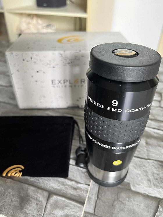 3 oculaires explore scientific 40mm, 17mm, 9mm