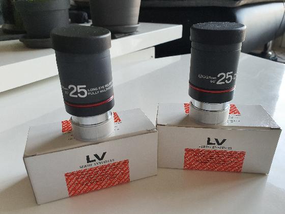 2 oculaires VIXEN lanthanum LV 25