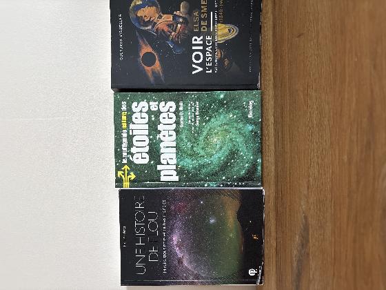 Livres astronomie divers 
