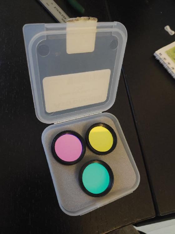 Pack filtres Astronomik Deep-Sky RGB. 31mm monté