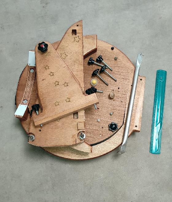 télescope de voyage 305mm artisanal