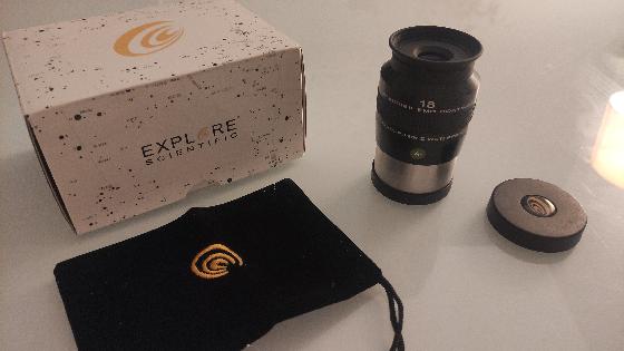 Oculaire Explore Scientific 18mm 82° 2"