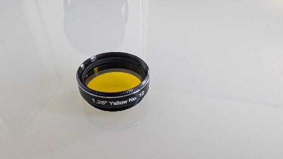 Filtre jaune N°12 Explore Scientific  31,75mm