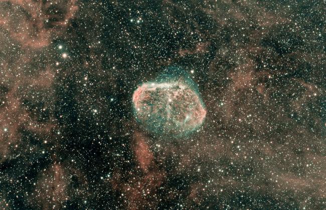 NGC 6888 Le croissant HOO