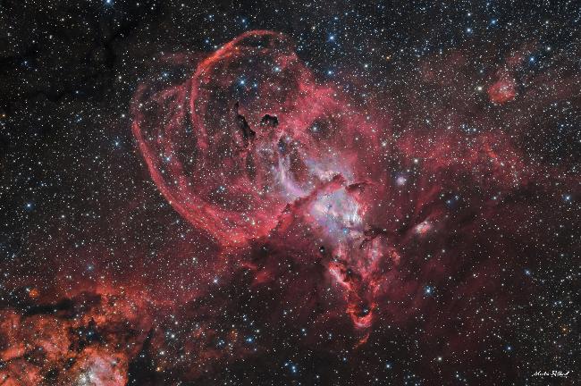 Nébuleuse de la Statue de la Liberté - HaRGB