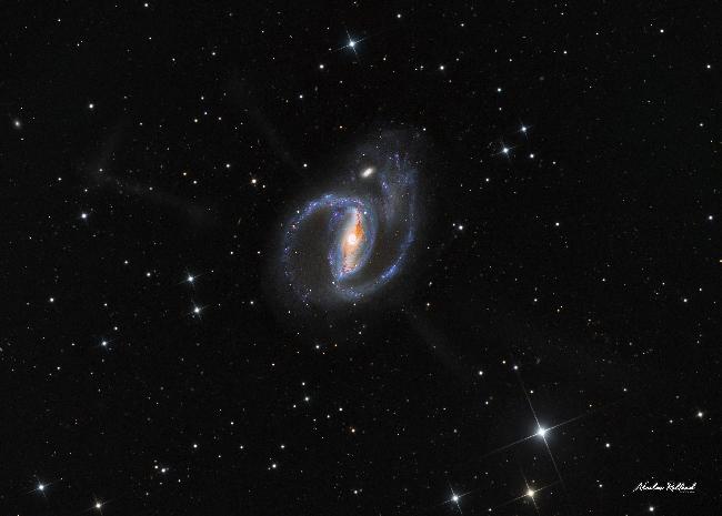 NGC 1097 et ses 4 jets