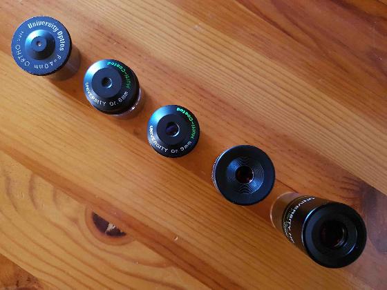 Set Oculaires University Optics