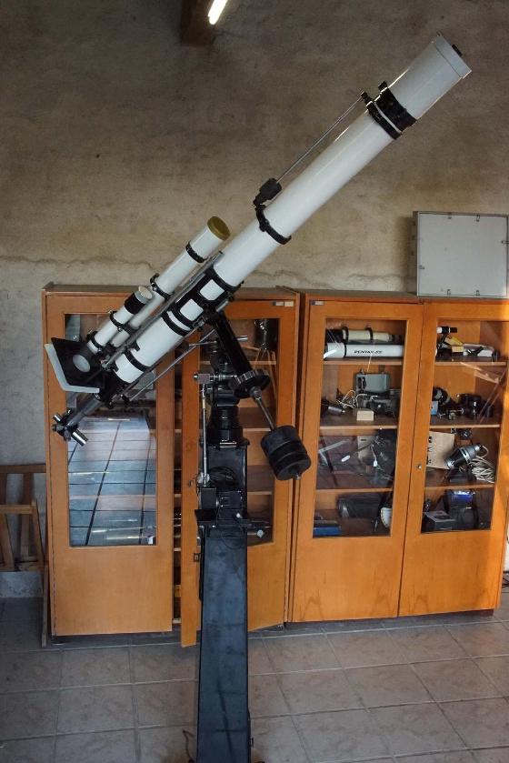Unitron - Lunette photographique Polarex 132F 102 mm avec colonne et tous les accessoires